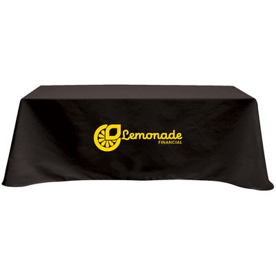 Flat 4-sided Table Cover - fits 8' standard table: Poly-Cotton