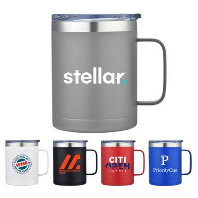 14 oz. Travel Stainless Steel Vacuum Insulated Sweat-proof w/ Lid