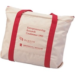 USA Made 600 Denier Polyester Jumbo Zip-Top Tote Bag